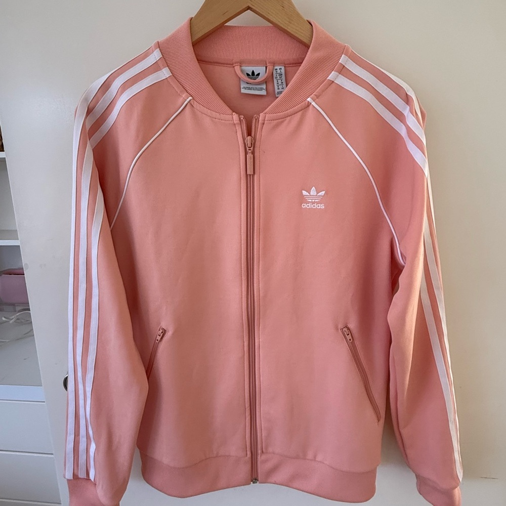 Adidas Soft Pink Track Jacket